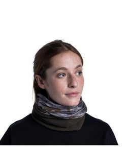 BUFF Adult Polar Neck Gaiter Headband & Winter Neck Warmer Ski Mask & Face Shield Balaclava Worn 12+ Ways Garble Bark One Size  - Image 3