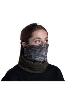 BUFF Adult Polar Neck Gaiter Headband & Winter Neck Warmer Ski Mask & Face Shield Balaclava Worn 12+ Ways Garble Bark One Size  - Image 2