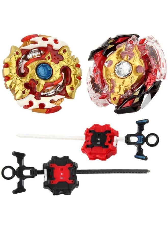 بي بليد لعبة بي بليد  Beyblade معركة البلابل الدوارة 2 قطعة مع 2 دراع إطلاق وحلبة لعب دائرية – Metal Assembled Gyro، بلابل سريعة الدوران للمنافسة والتحدي بين لاعبين، Battle Set للأطفال 8+، لعبة بلابل وحلبة معركة كاملة للعب والمنافسة، لعبة حماسية لعشاق الدوران والسرعة، طقم ألعاب تنافسية مناسب كهدية للأطفال ومحبي ألعاب المعارك - Image 3