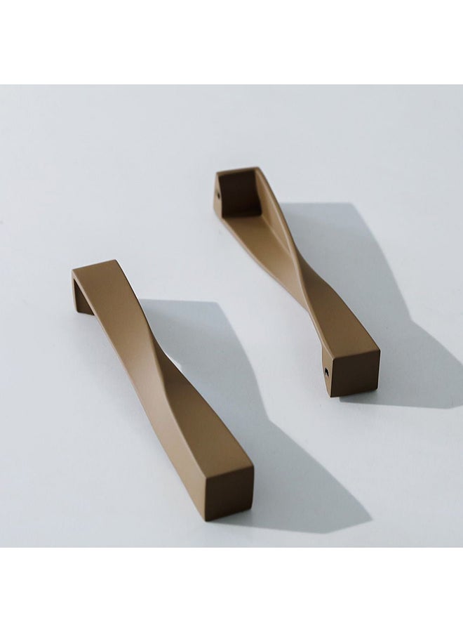 milano Milano Ella Cabinet Zinc Handle – Premium Pull Handle for Kitchen Cabinets, Drawers, Cupboards, Wardrobes – Sleek Modern Design Furniture Handle Coffee Brown 202X20X20Mm  - Image 1