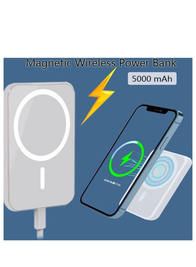 إلترازون New Portable Magnetic Wireless Power Bank Pack For iphone 14 PRO MAX - Image 3
