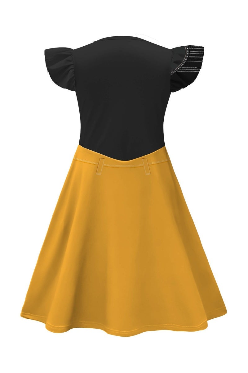 general Kpop Demon Hunters Mira Cosplay Girls' Dress Beautifully Restores the Character Costume Shape Shows the Charm of the Character Comes with a Bag - Image 3