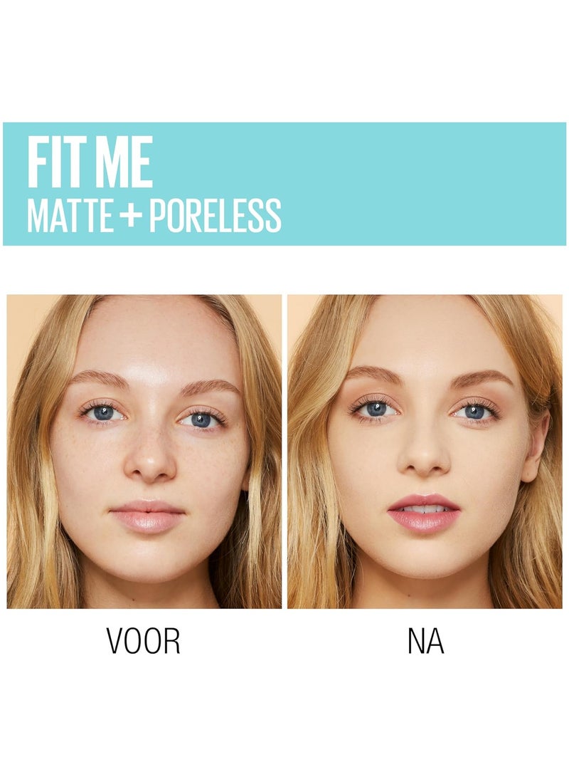 Maybelline New York Fit Me Matte + Poreless 105 Natural Ivory - Image 4