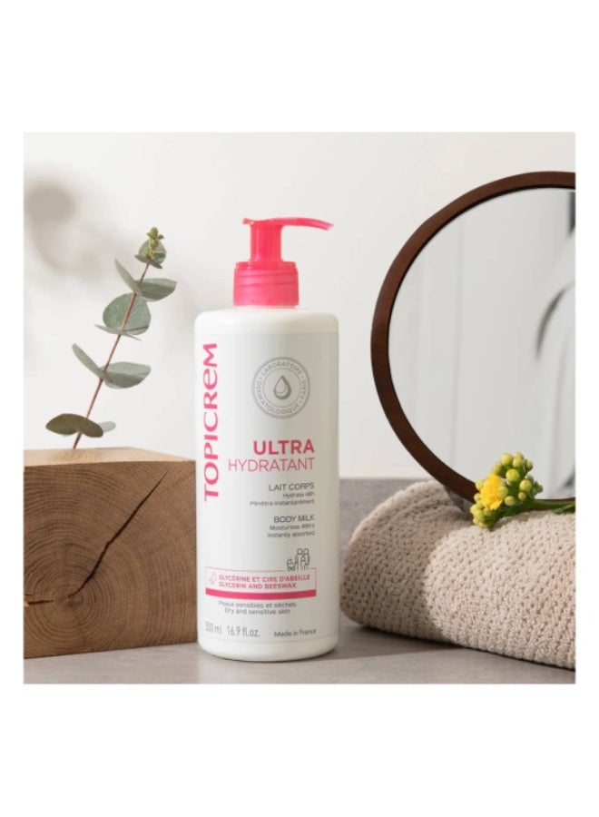 Topicrem Ultra-Hydratant Body Milk 1L - Image 4
