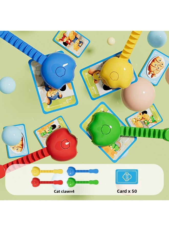 Cat Catching Mouse Explosions Children's Early Education Reaction Game Baby Observation And Concentration Training Educational Board Game Toys