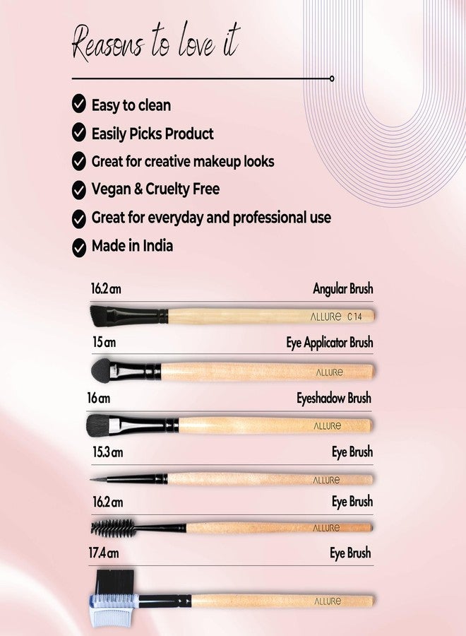 ألور مجموعة فرشاة العيون الكلاسيكية من ألور، 6 قطع - Image 4