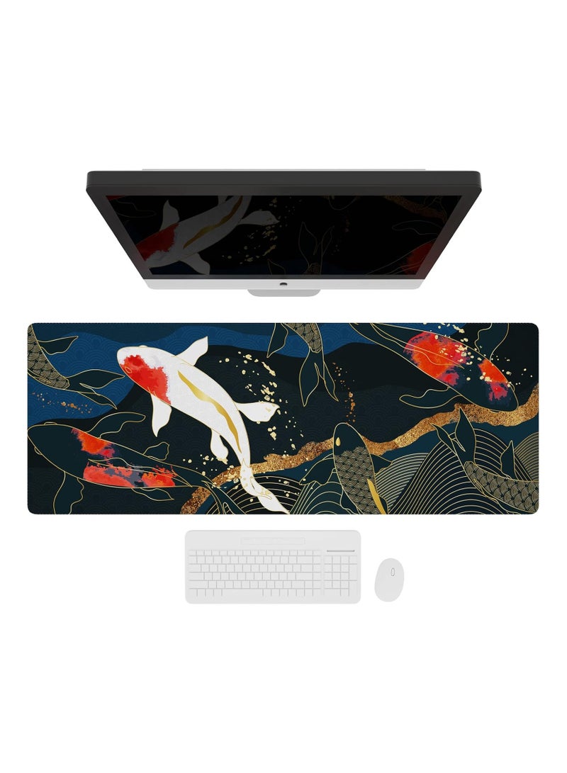 سكاي تاتش لوحة ماوس ألعاب كبيرة بحواف مخيطة ممتدة مقاس XL (80 سم × 30 سم) - Image 2