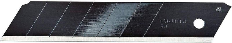 TAJIMA Utility Knives  Blades  10Pack 1 Razar Black Box Cutter Snap Blades with Premium Tempered Steel  UltraSharp Edge  LCB65RB