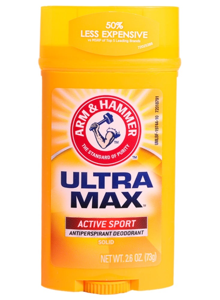 Ultra Max Deodorant Active Sport Solid Wide