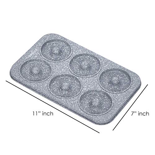 Femora Carbon Steel ILAG Coating Donought Tray - Set of 2, Grey (FMCSDNTTR-02) - Image 2