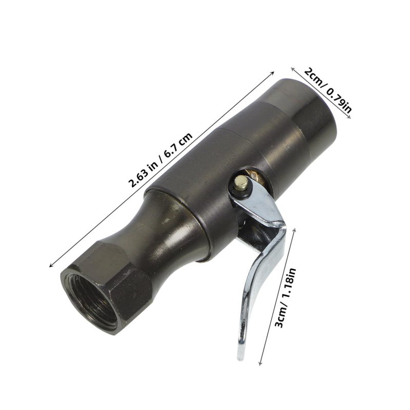 Heavy Duty Tire Inflator Chuck With Locking Air Hose Compatible - Image 3