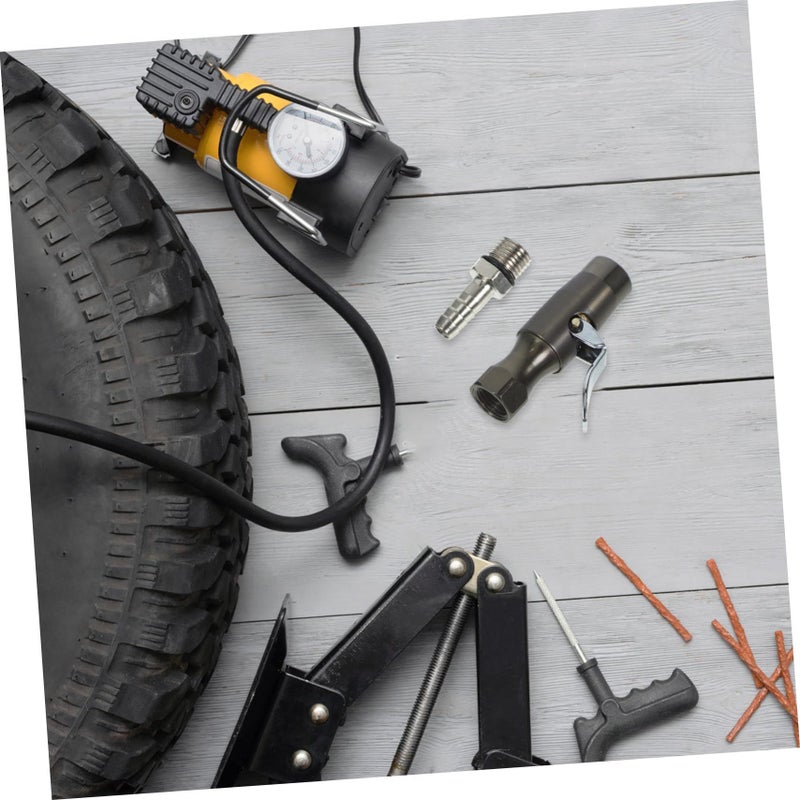 Heavy Duty Tire Inflator Chuck With Locking Air Hose Compatible - Image 5