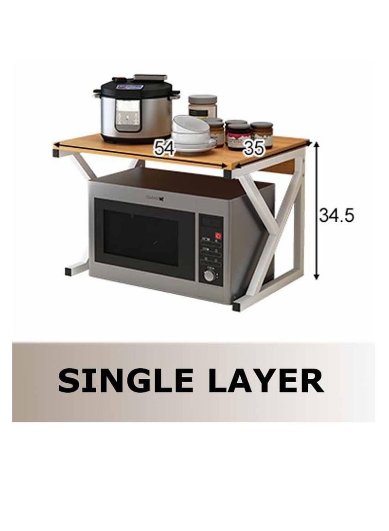 Space Saving Floor Free Perforated single Layer Microwave Seasoning Oven Rack singe  - Image 2