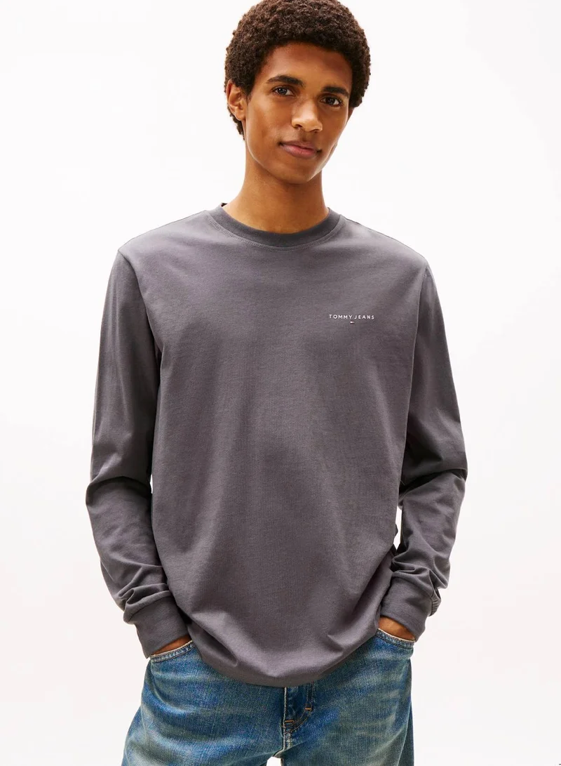 Linear Logo Slim Long Sleeve T-Shirt