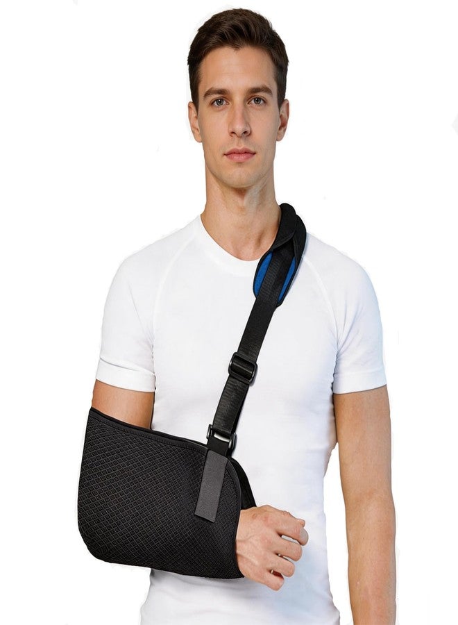 VALLEYWIND Arm Sling, Shoulder Immobilizer for Arm, Shoulder, Elbow, Wrist Injury, Versatile Arm Support with Foam Neck Pad Fits for Left Right Hand Women Men (M) - Image 1