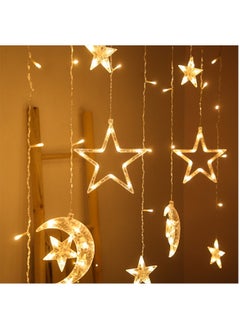 Generic Ramadan Decoration Star And Moon String Lights, 3.5m Long  - Image 2