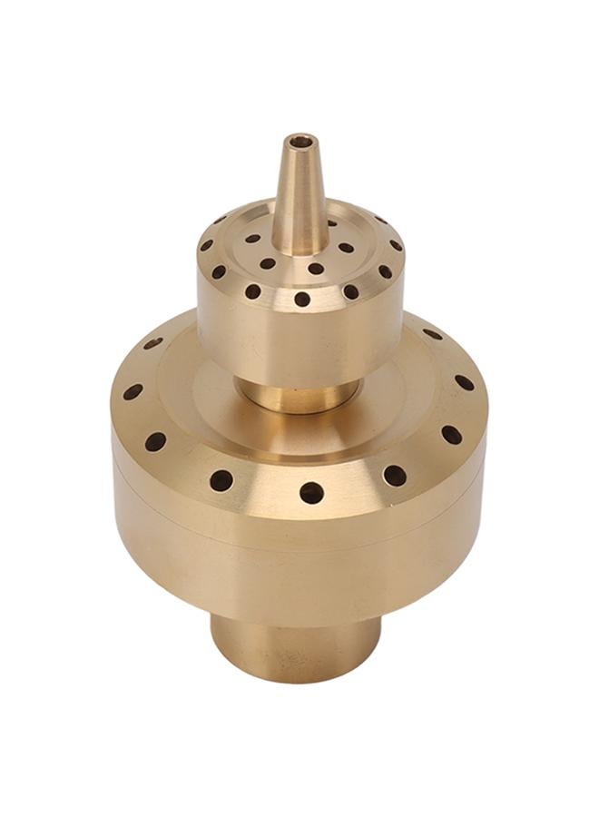 Copper Double Column Fountain Nozzle Music Fountain Landscape Scenery Nozzle Water Fountain Nozzle G1in