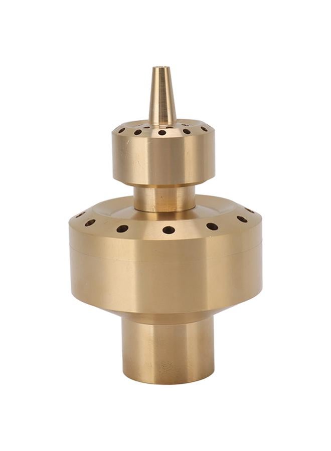 Copper Double Column Fountain Nozzle Music Fountain Landscape Scenery Nozzle Water Fountain Nozzle G1in