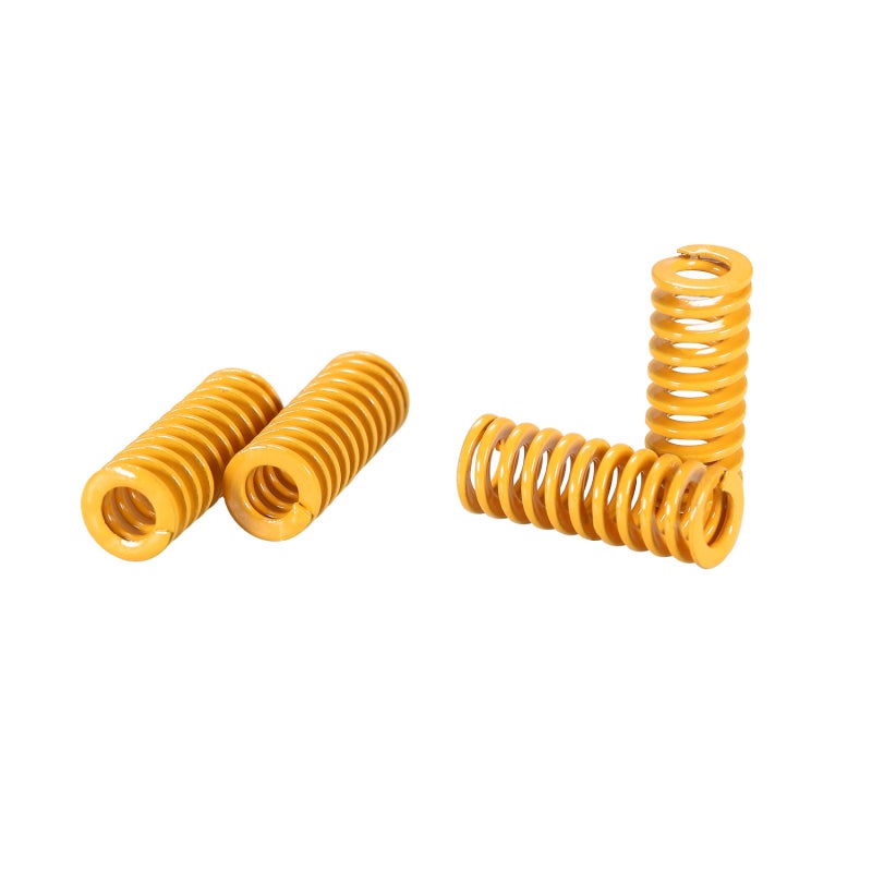3D Printer Upgrade Kit: 4pcs Yellow Steel Compression Spring - High Hardness Fatigue Resistance Heated Bed Leveling for I3 3D Printer Such As Anet A8 Ender 3 - Image 5