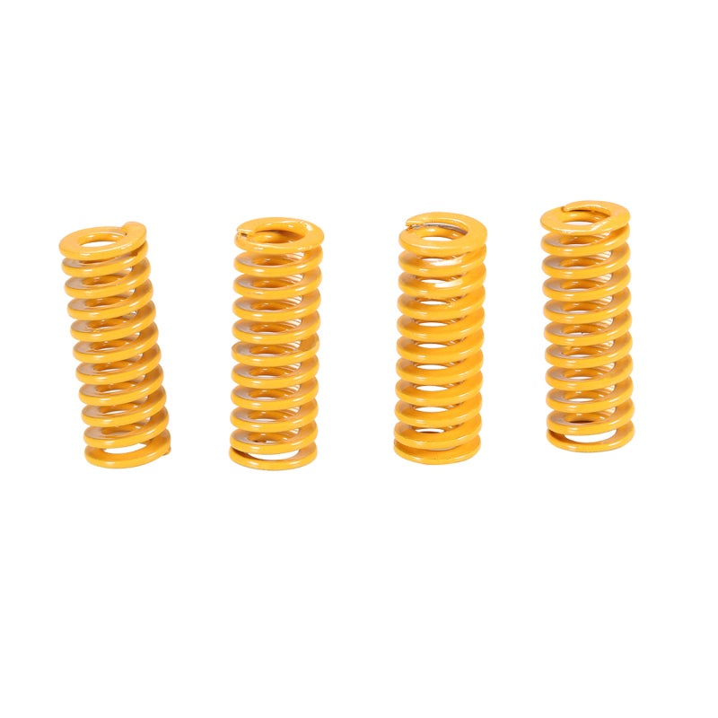 3D Printer Upgrade Kit: 4pcs Yellow Steel Compression Spring - High Hardness Fatigue Resistance Heated Bed Leveling for I3 3D Printer Such As Anet A8 Ender 3 - Image 3