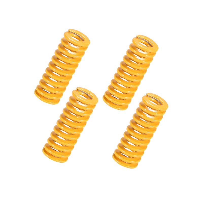 3D Printer Upgrade Kit: 4pcs Yellow Steel Compression Spring - High Hardness Fatigue Resistance Heated Bed Leveling for I3 3D Printer Such As Anet A8 Ender 3 - Image 1