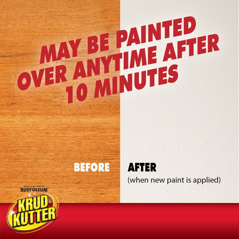 RUST-OLEUM Krud Kutter GO326 Gloss Off Prepaint Surface Preparation Cleaner, 32 oz - Image 4
