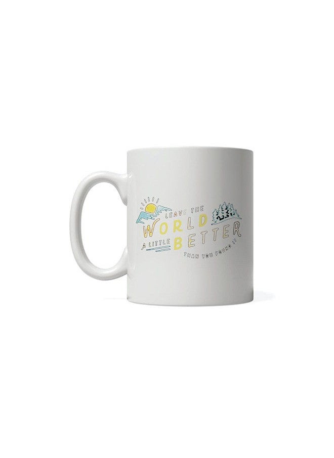 Giftmate Giftmate World Better Printed Ceramic Tea and Coffee Mug 320ml  - Image 1