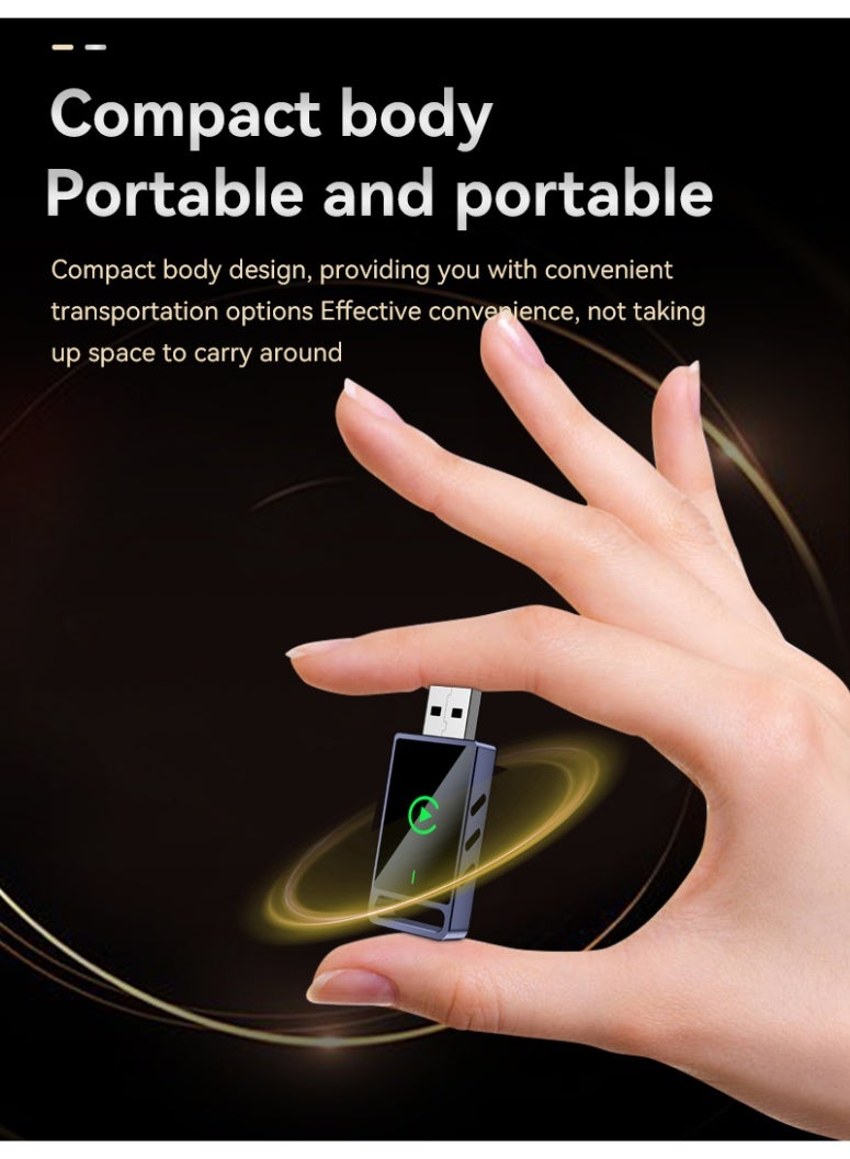 TUNKE 2-in-1 Wireless CarPlay & Android Auto Adapter for Cars – Plug & Play USB Dongle, 5G WiFi & Bluetooth 5.0 Converter, Voice Control, Convert Wired CarPlay to Wireless - Image 3