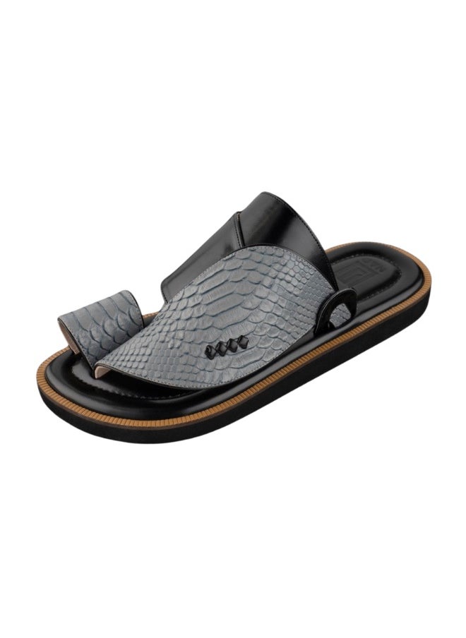 NAD Gray ostrich shank arabic sandals  - Image 1