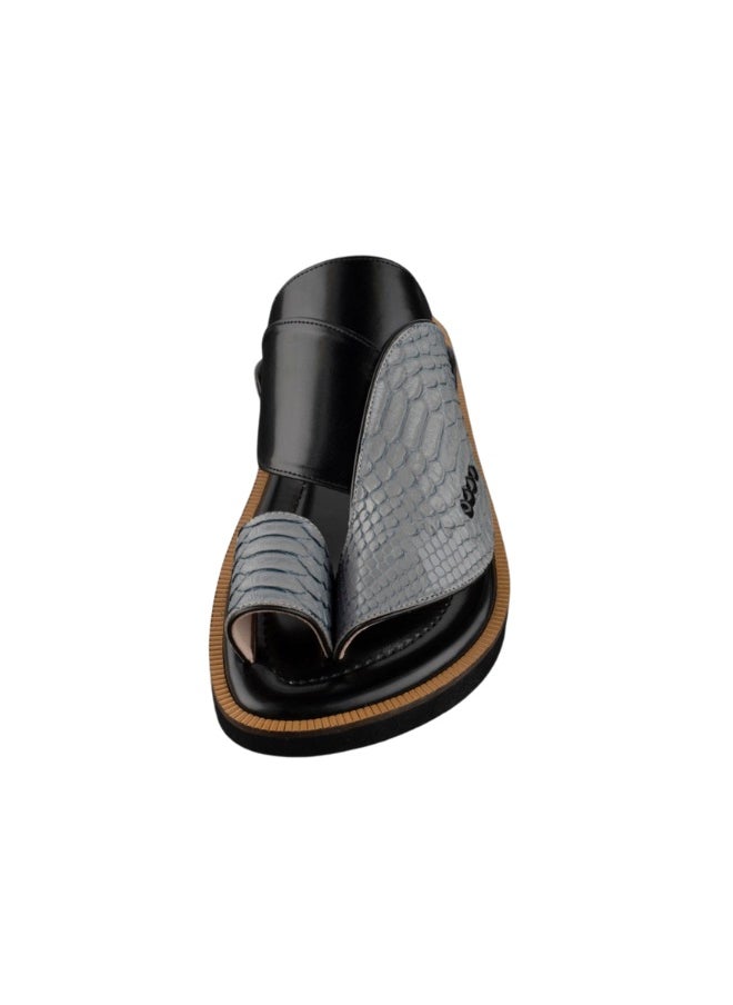 NAD Gray ostrich shank arabic sandals  - Image 2