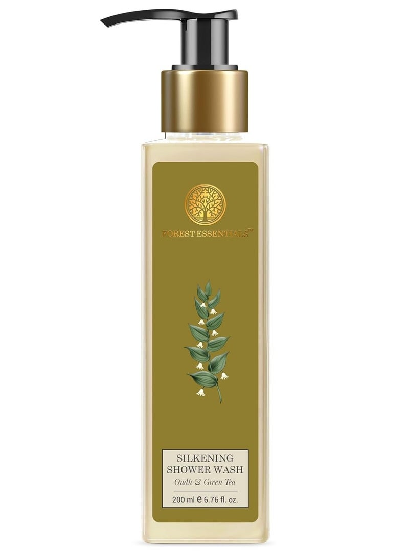 فورست اسينشالز غسول الاستحمام فورست إسنشيالز الحريري بالعود والشاي الأخضر 200 مل - Image 1