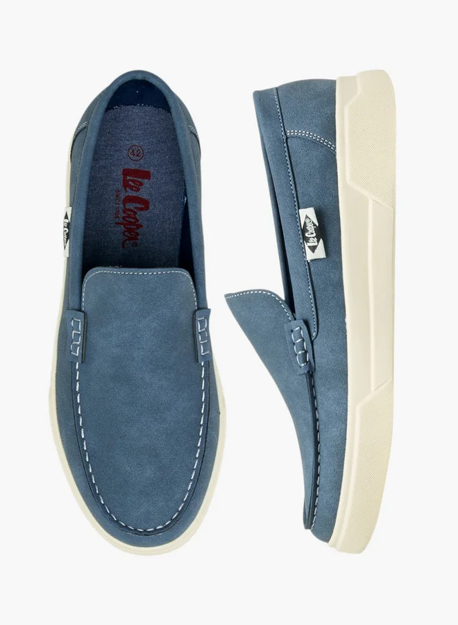 لي كوبر Men's Solid Slip-On Loafers