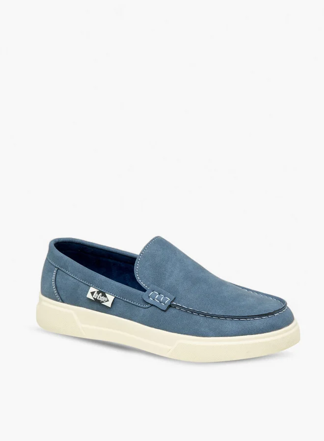 لي كوبر Men's Solid Slip-On Loafers