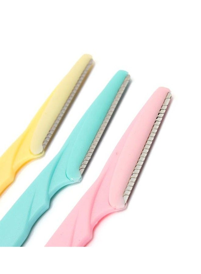 Tinkle 3 Piece Eyebrow Razor Kit, Eyebrow Trimmer Dermaplaning Tool for Safe and Easy Facial Hair Removal for Women, with Stainless Steel Safety Cover for Sensitive Skin - Image 5