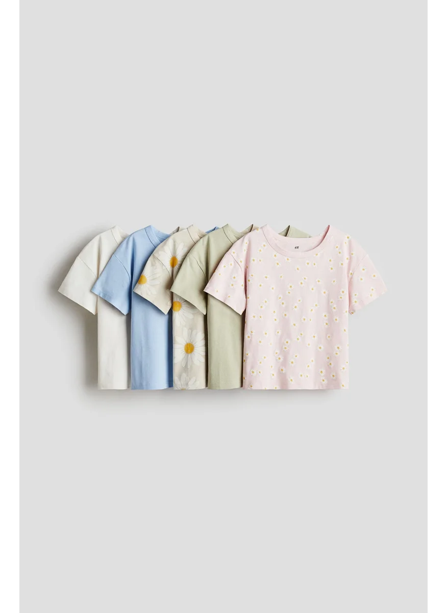 H&M 5-Pack Cotton T-Shirts