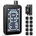 GUTA RV Tire Pressure Monitoring System Tire Pressure Monitor System with 43 Touchscreen Color LCD Display TPMS with 10 Sensors 6 Alarm Modes Signal Booster 0188PSI for RVTrailer5th Wheel - Image 2