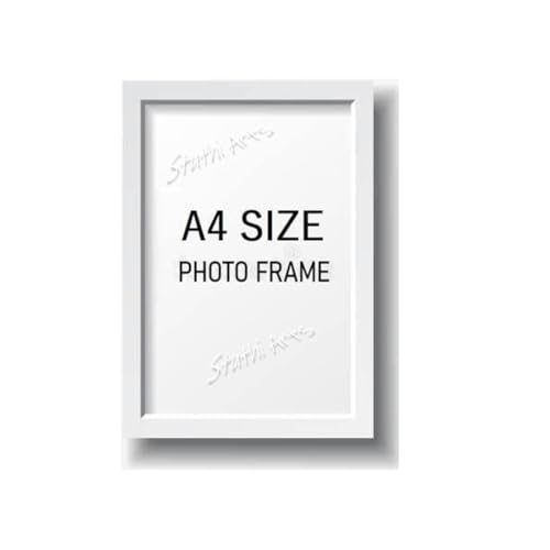 Stuthi Arts Wall Wood Photo Frames White-A4-(0001) - Image 2