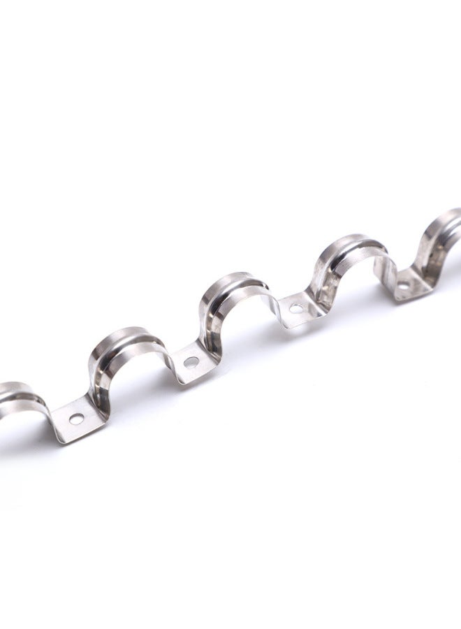 Direct Supply Stainless Steel Conjoined Pipe Card Floor Heating Special Row Card Grounding Thickening Card Fixed Row Card-Specifications And Models:Galvanized Iron 20#10 Card  - Image 3