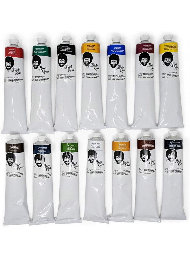 Bob Ross Landscape Oil Full Set of 14 Paints (200ml Tubes)