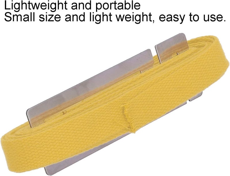 YOSOO Tie Down Straps, 2Pcs Beehive Belt Lashing Straps Beehive Tie Fixed Tightening Beehive Bundling Beekeeping Accessory Bee Box Binding Strip (Yellow) - Image 2