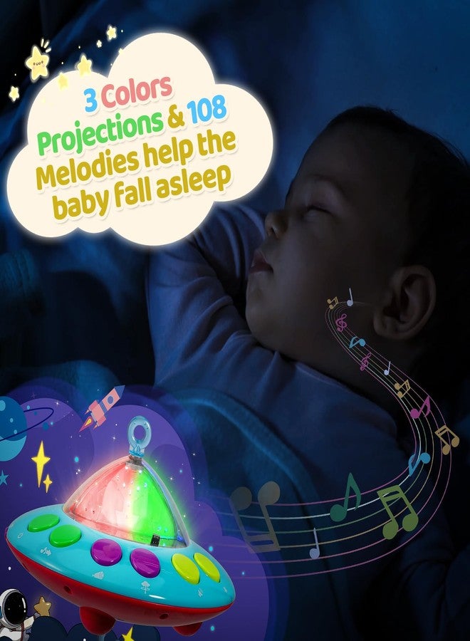 BOBXIN Baby Mobile for Crib, Crib Mobile with Projector and 108 Melodies Music, Crib Toys with Remote Control and Hanging Rattles Rotating,Toy for Newborn and Baby Boy Girl Sleep - Image 5