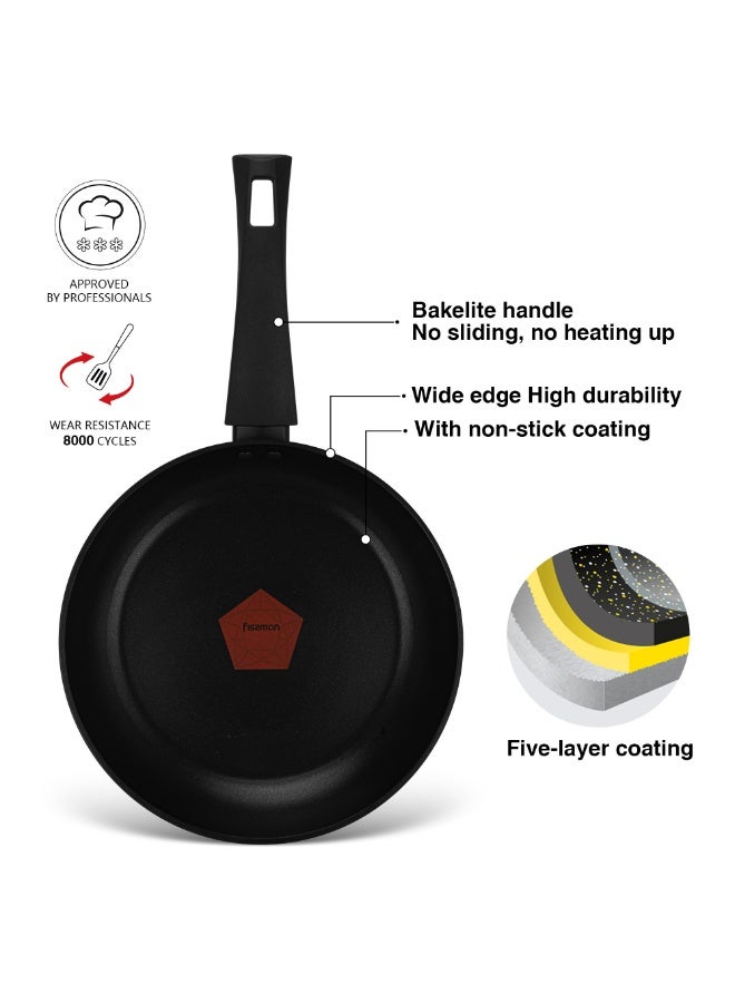 Fissman Frying Pan Favorite 26cm with Aluminum and Non- Stick Coating  - Image 2