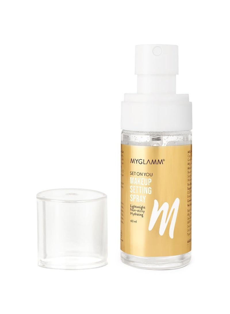 MyGlamm Set On You Setting Spray (60ml) - Image 1