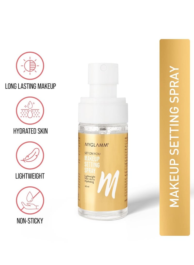MyGlamm Set On You Setting Spray (60ml) - Image 2