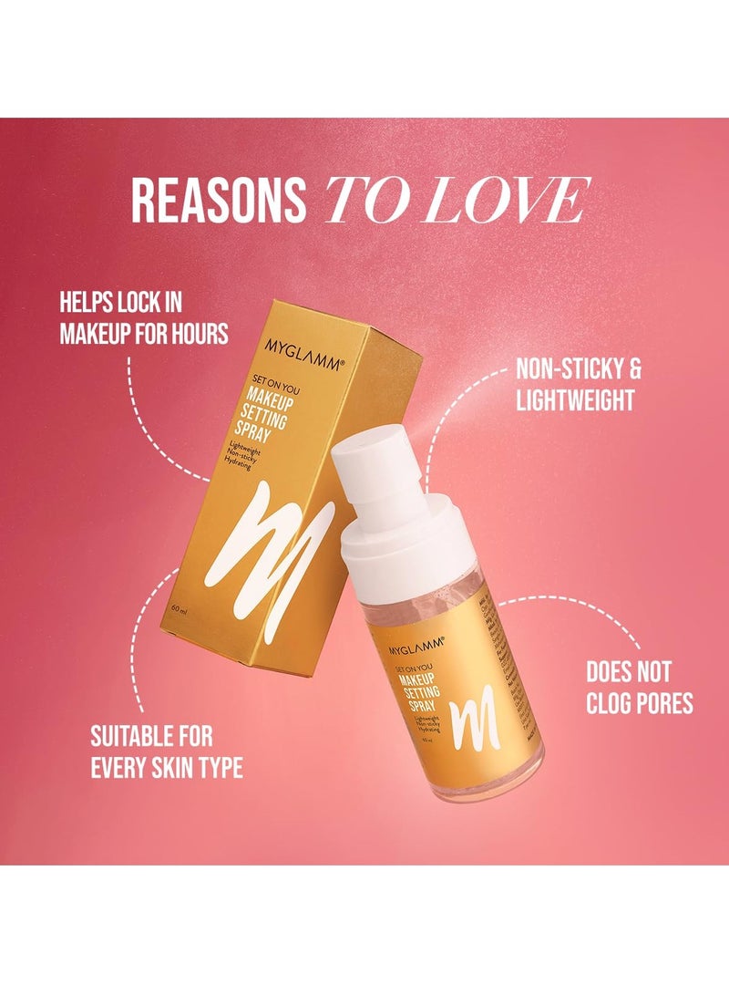 MyGlamm Set On You Setting Spray (60ml) - Image 4
