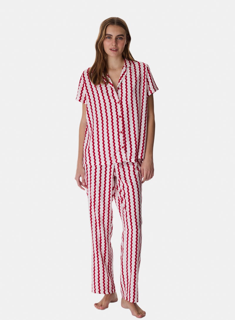 Penti Aria Shirt & Pants Pajama Set - Image 3