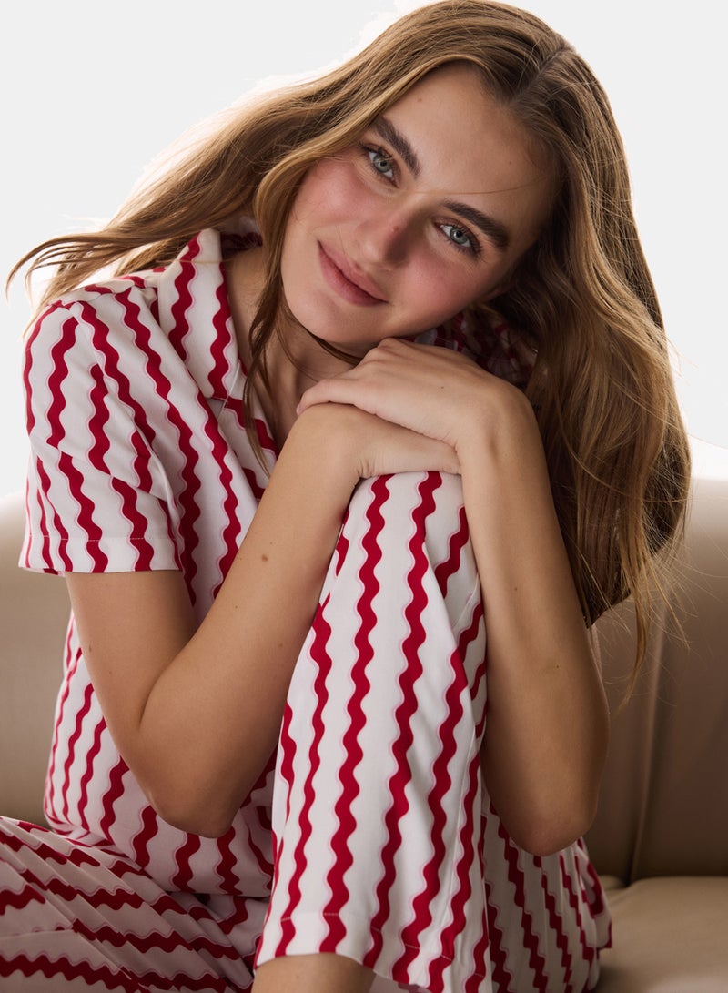 Penti Aria Shirt & Pants Pajama Set - Image 1