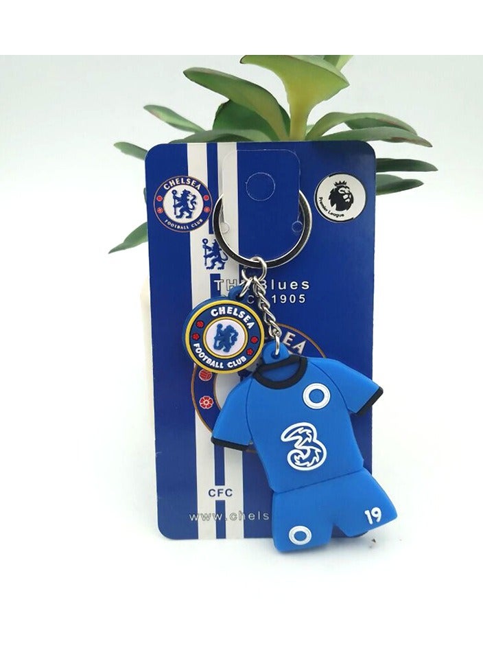 Generic Real Madrid Have Messi Neymar Levan Haaland Jersey Keychain PVC Soft Rubber Keychain Pendant