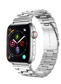 Watch Strap for Apple Watch 41mm 40mm 38mm, Compatible with iwatch Strap Series 8/7/6/SE/5/4/3/2/1, Stainless Steel Replacement Sport Band Metal Adjustable Wristband Belt