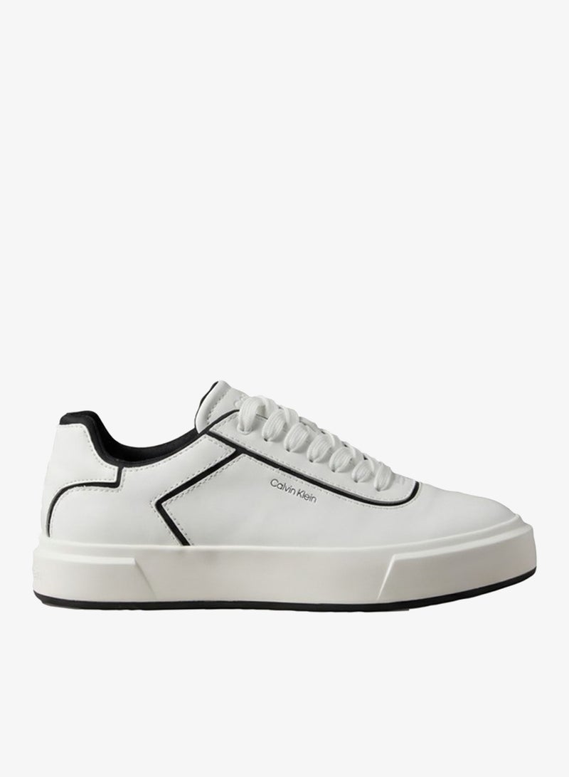 CALVIN KLEIN Leather Cupsole Trainers - Image 1